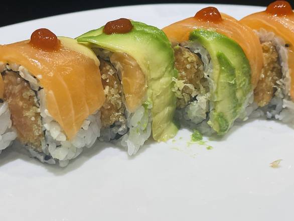 Order 13 Double Salmon Roll food online from Ding Asian Fusion store, Bethany on bringmethat.com