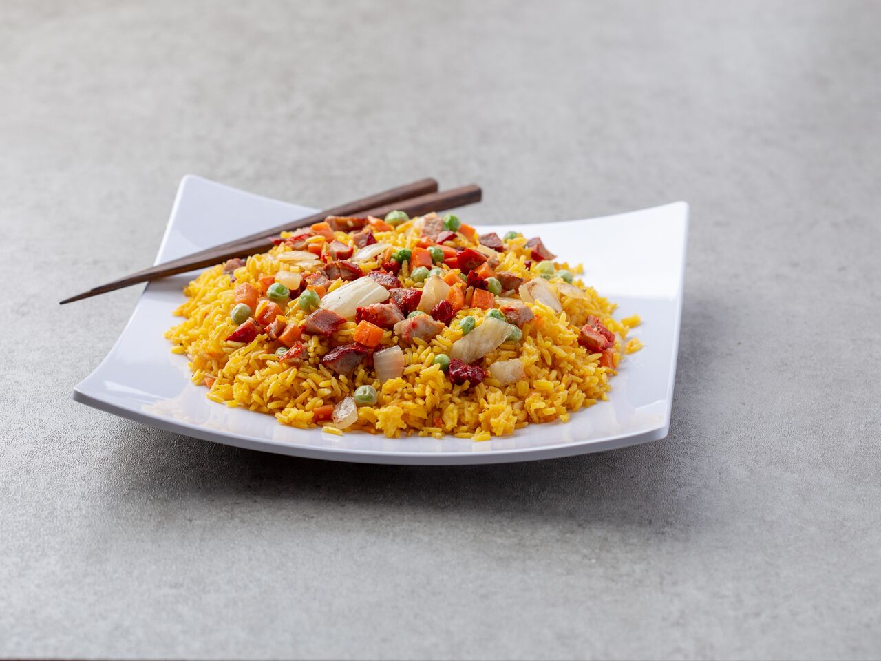 Order 29. Pork Fried Rice food online from Tasty Wok store, Rochester on bringmethat.com
