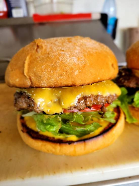 Order All American Smash Burger food online from Shay Smash Burgers store, Aiea on bringmethat.com