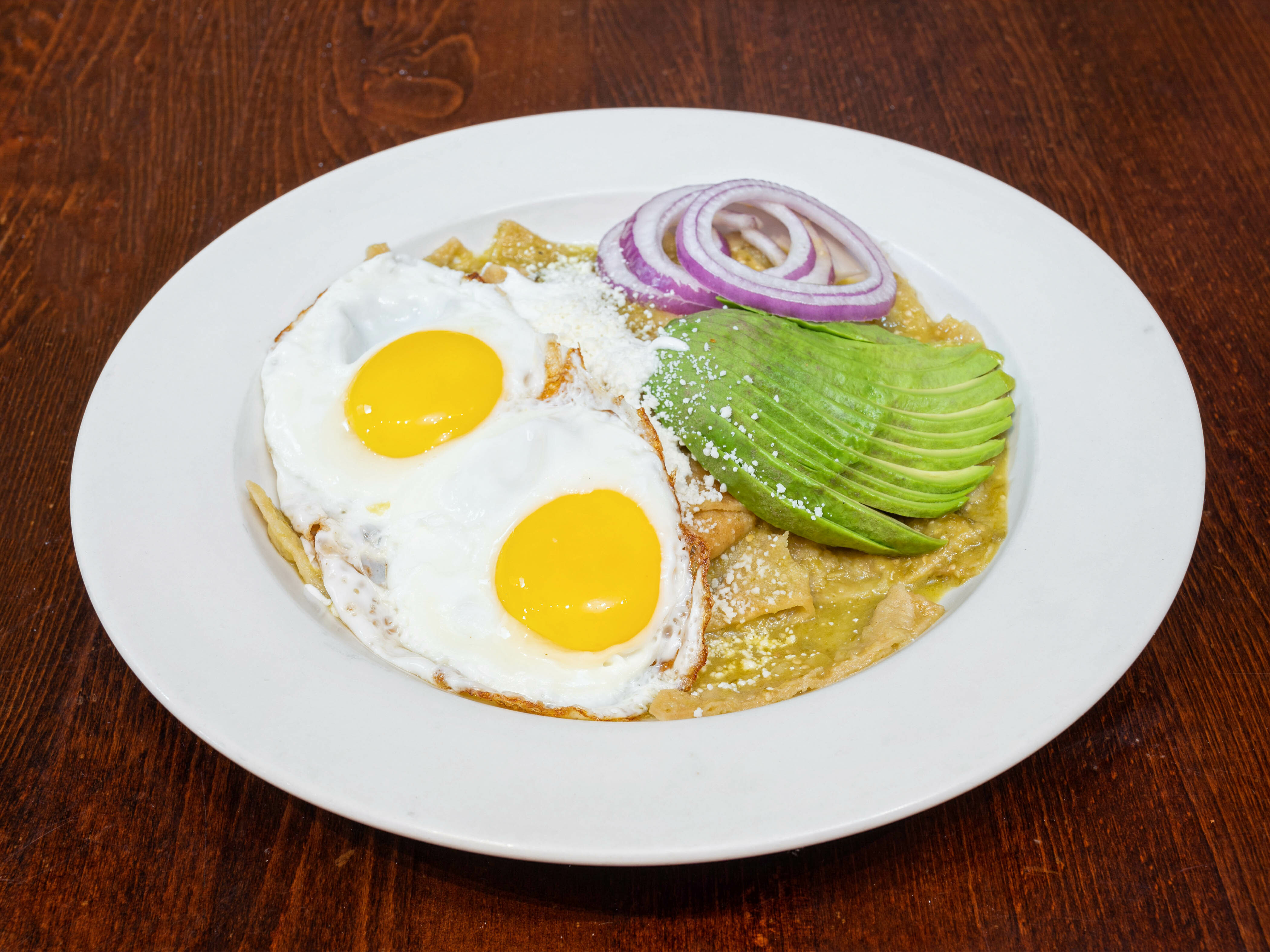 Order Chilaquiles food online from Grand canyon diner store, Brooklyn on bringmethat.com
