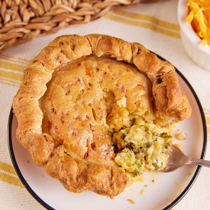 Order Broccoli Cheddar Pot Pie food online from Tiny Pies store, Austin on bringmethat.com