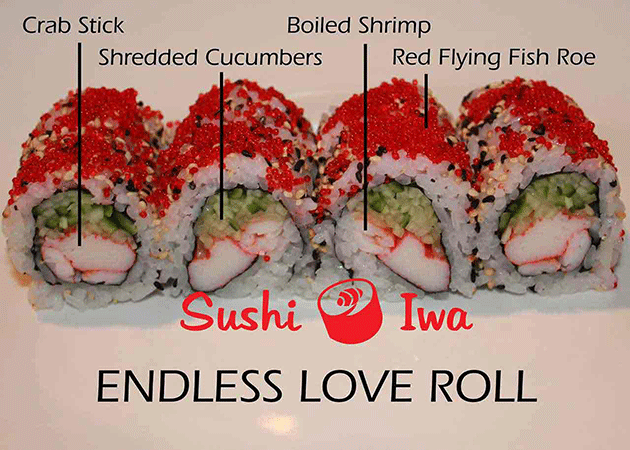 Order ENDLESS LOVE food online from Sushi Iwa store, Clayton on bringmethat.com