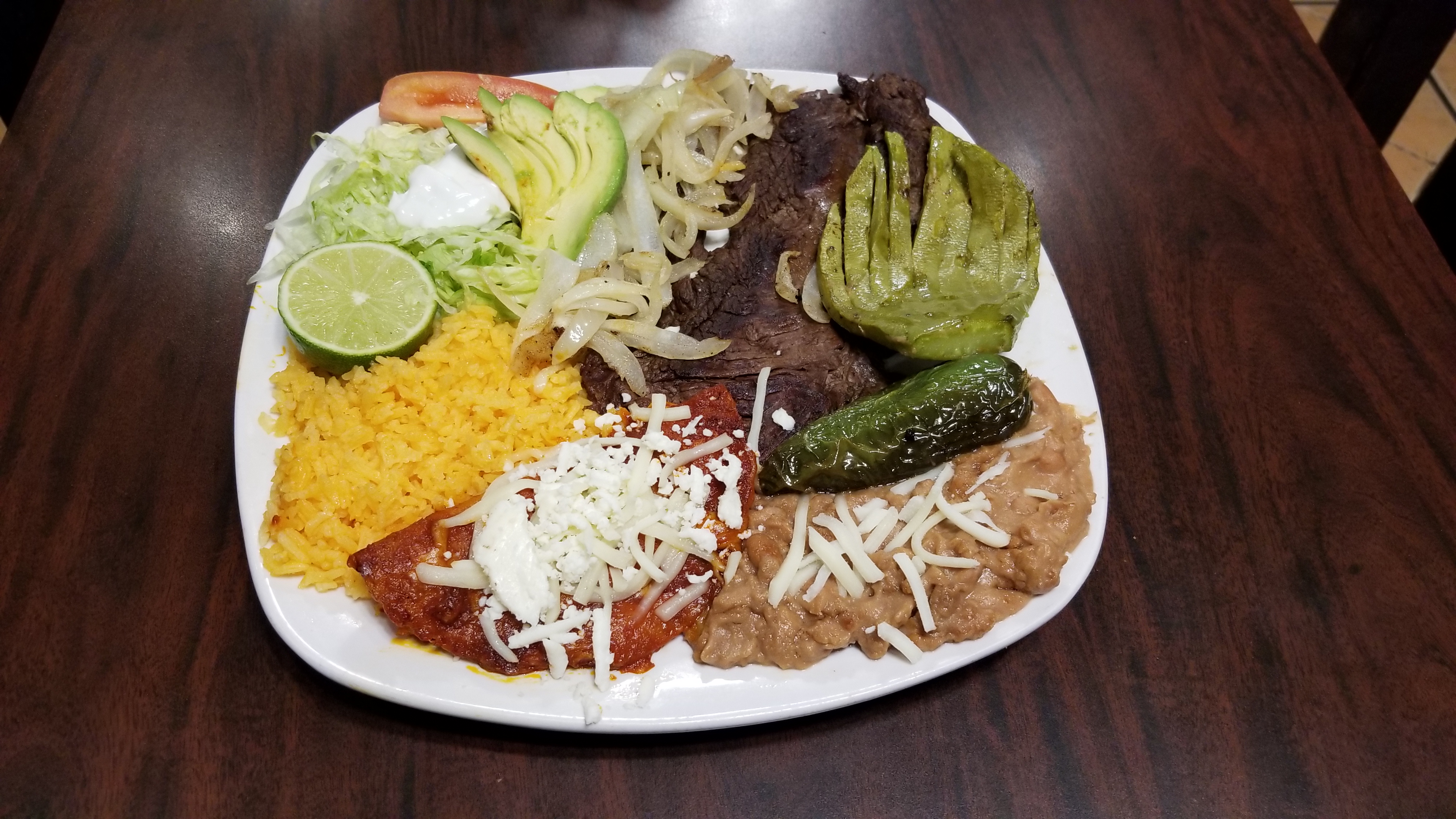 Order Tampiquena food online from Martinez Tacos Restaurant store, Kankakee on bringmethat.com