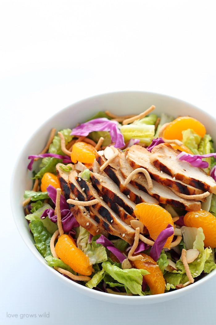 Order Chicken Asian Salad food online from Captain’s Curbside Seafood store, Trappe on bringmethat.com