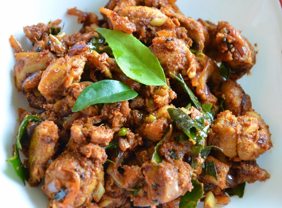 Order Spiced Curry Leaf Chicken food online from India Oven store, Roseville on bringmethat.com