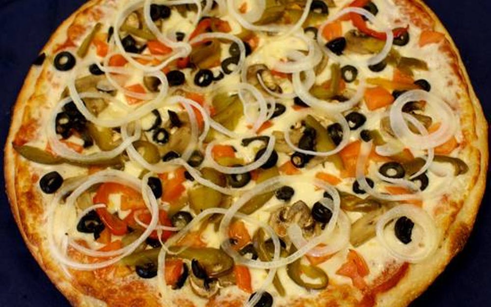 Order Veggie Pizza - Small food online from Cal'z Pizza Subs and Chicken Wings store, Virginia Beach on bringmethat.com