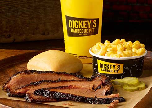 Order Kids Meat Plate food online from Dickey Barbecue Pit store, Arlington on bringmethat.com