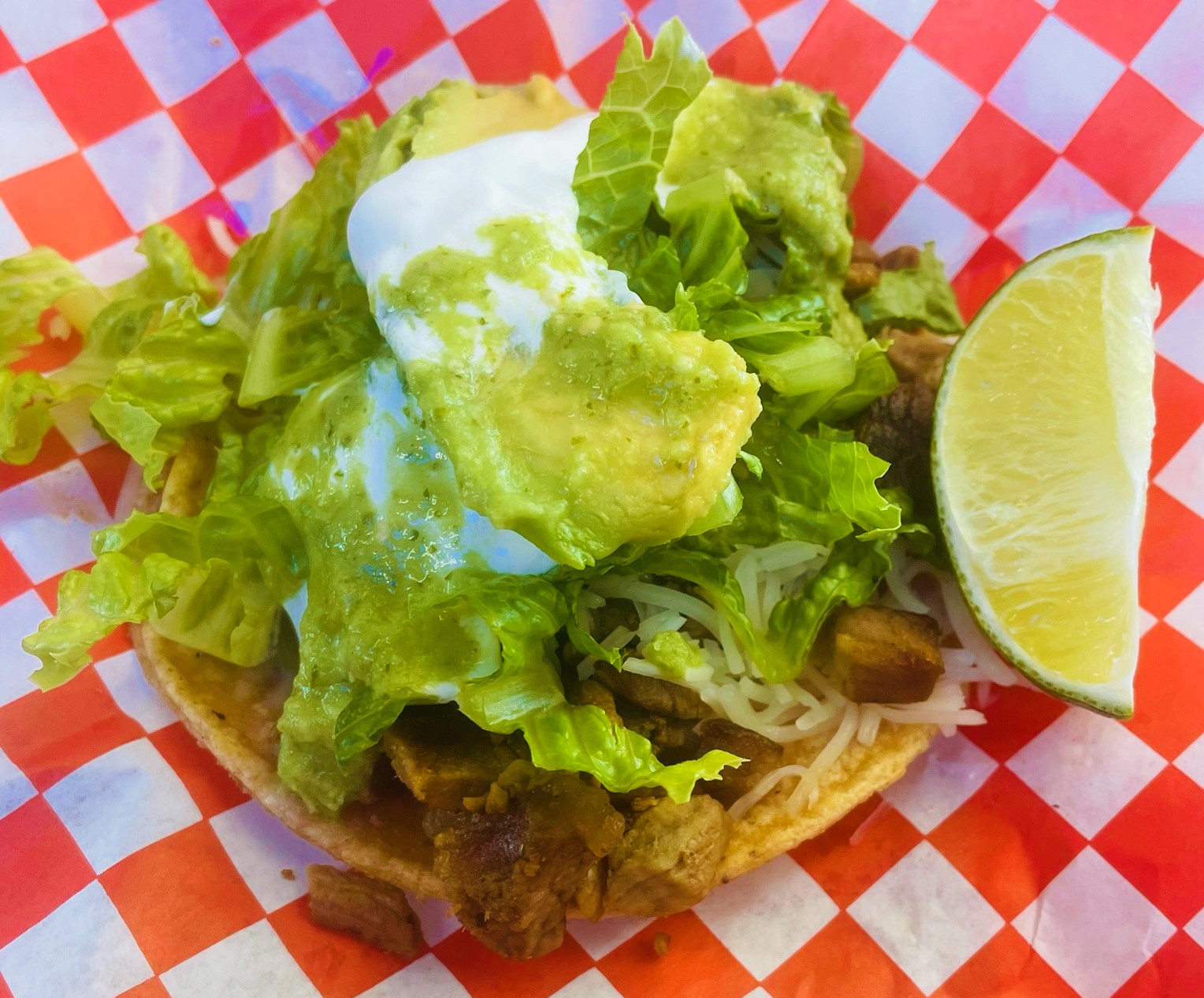 Order Super Taco food online from El Alambre store, San Francisco on bringmethat.com