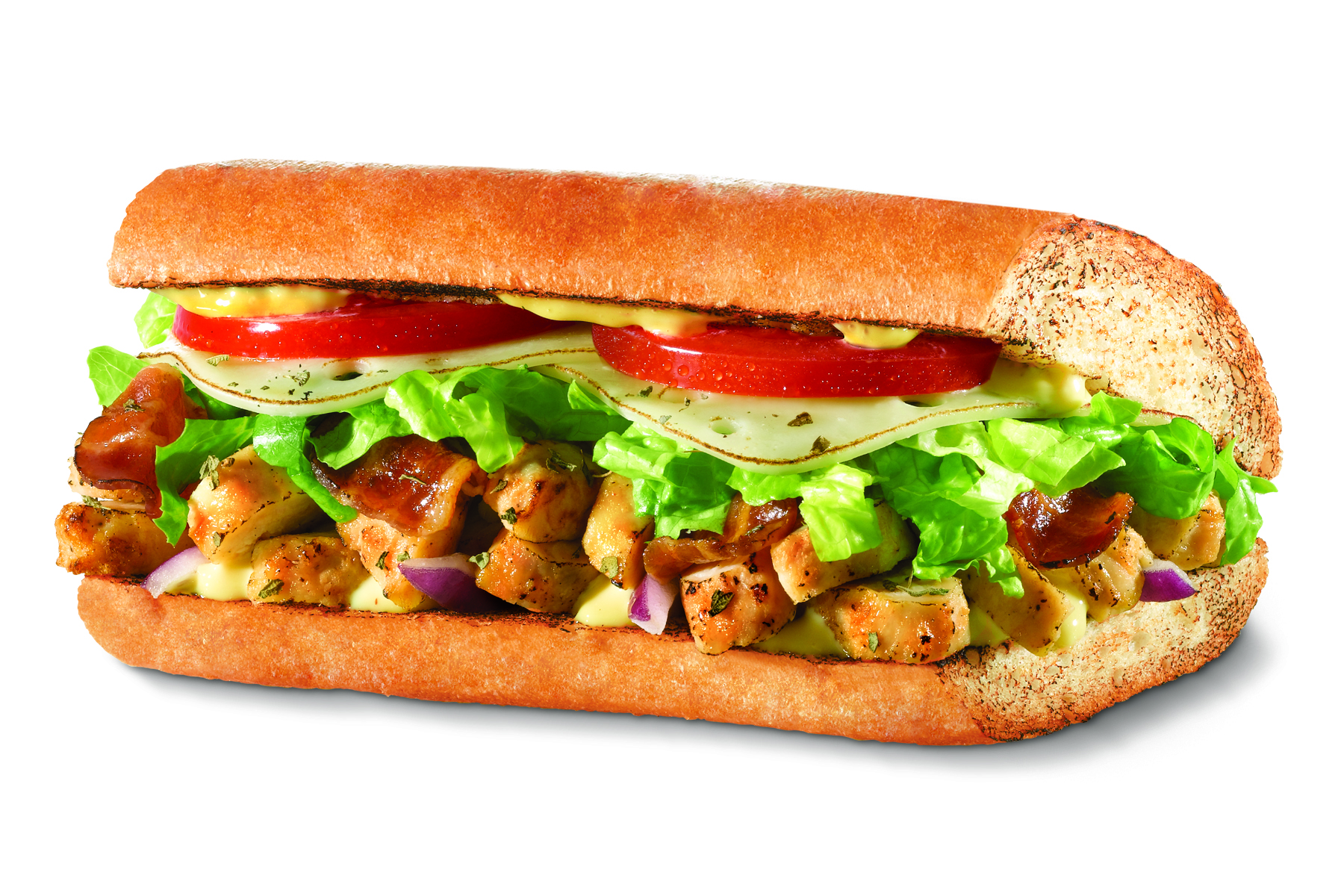 Order Honey Mustard Chicken Sub food online from Quiznos store, Dupont on bringmethat.com