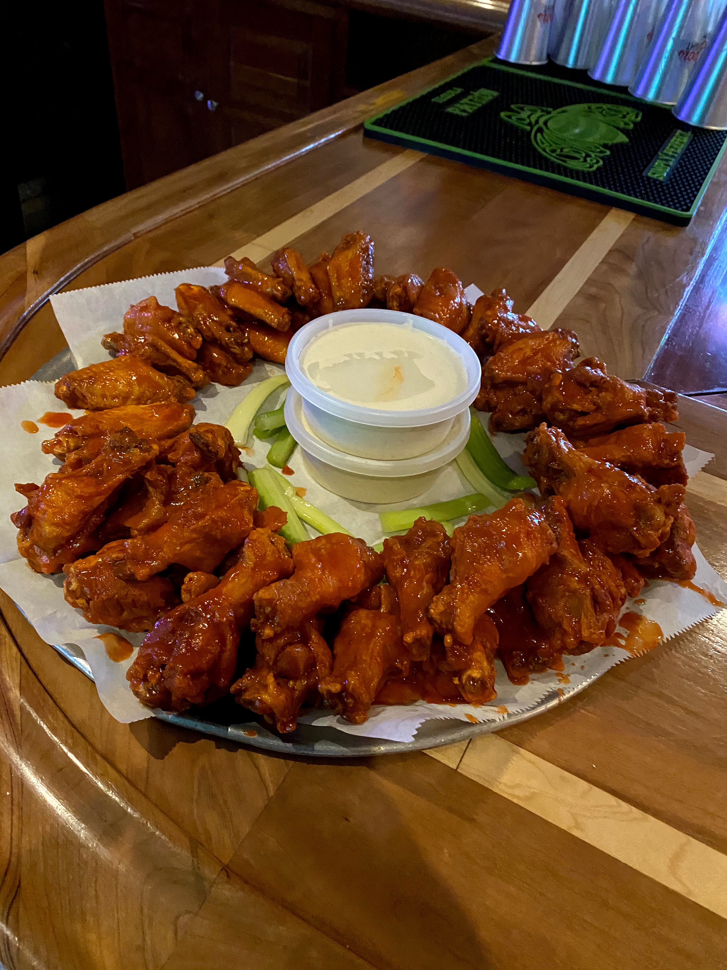 Order 100 Wings food online from Derno's  store, Chicago on bringmethat.com