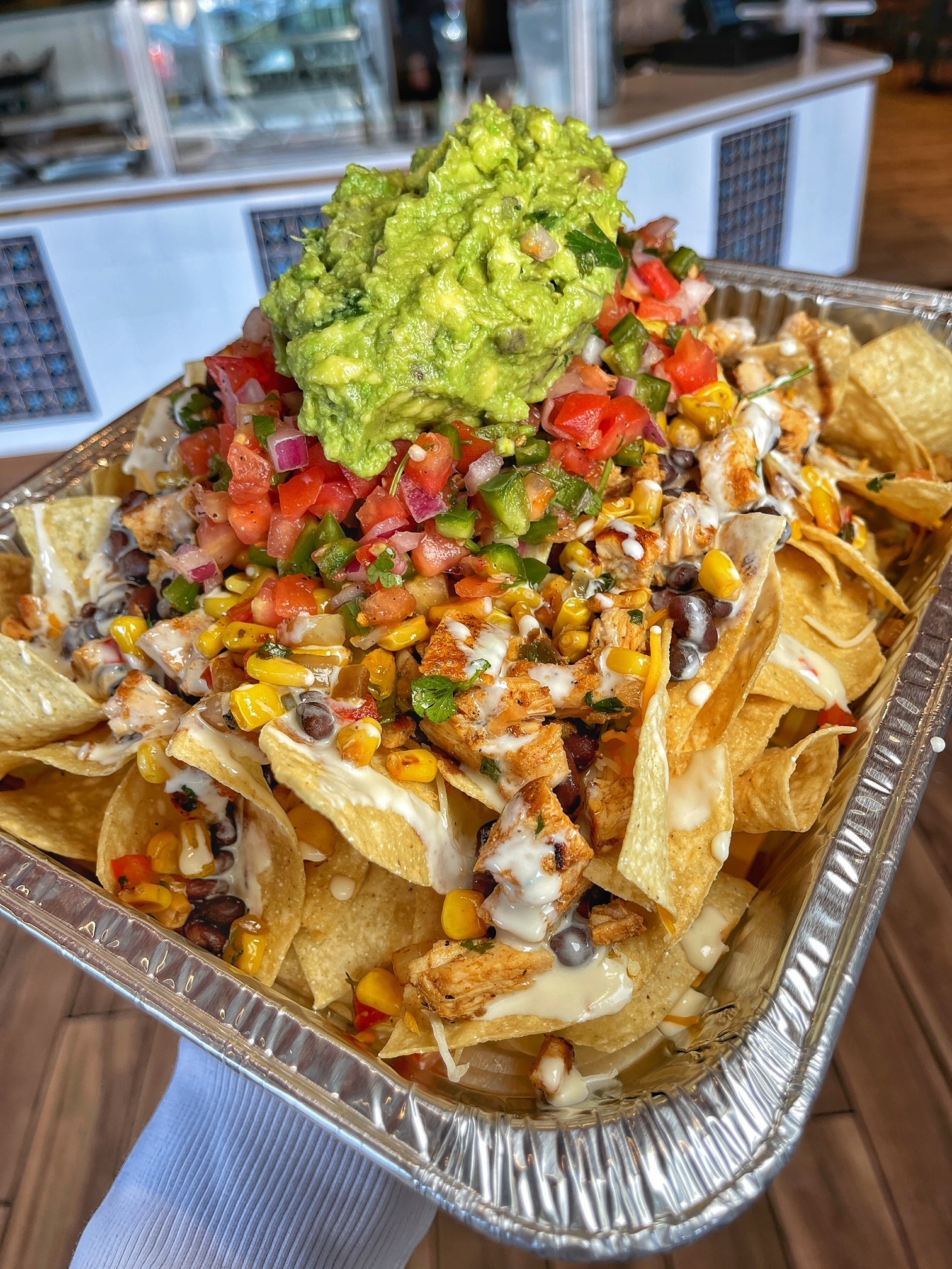 Order NACHO BOX food online from Guac Shop Mexican Grill store, Jericho on bringmethat.com