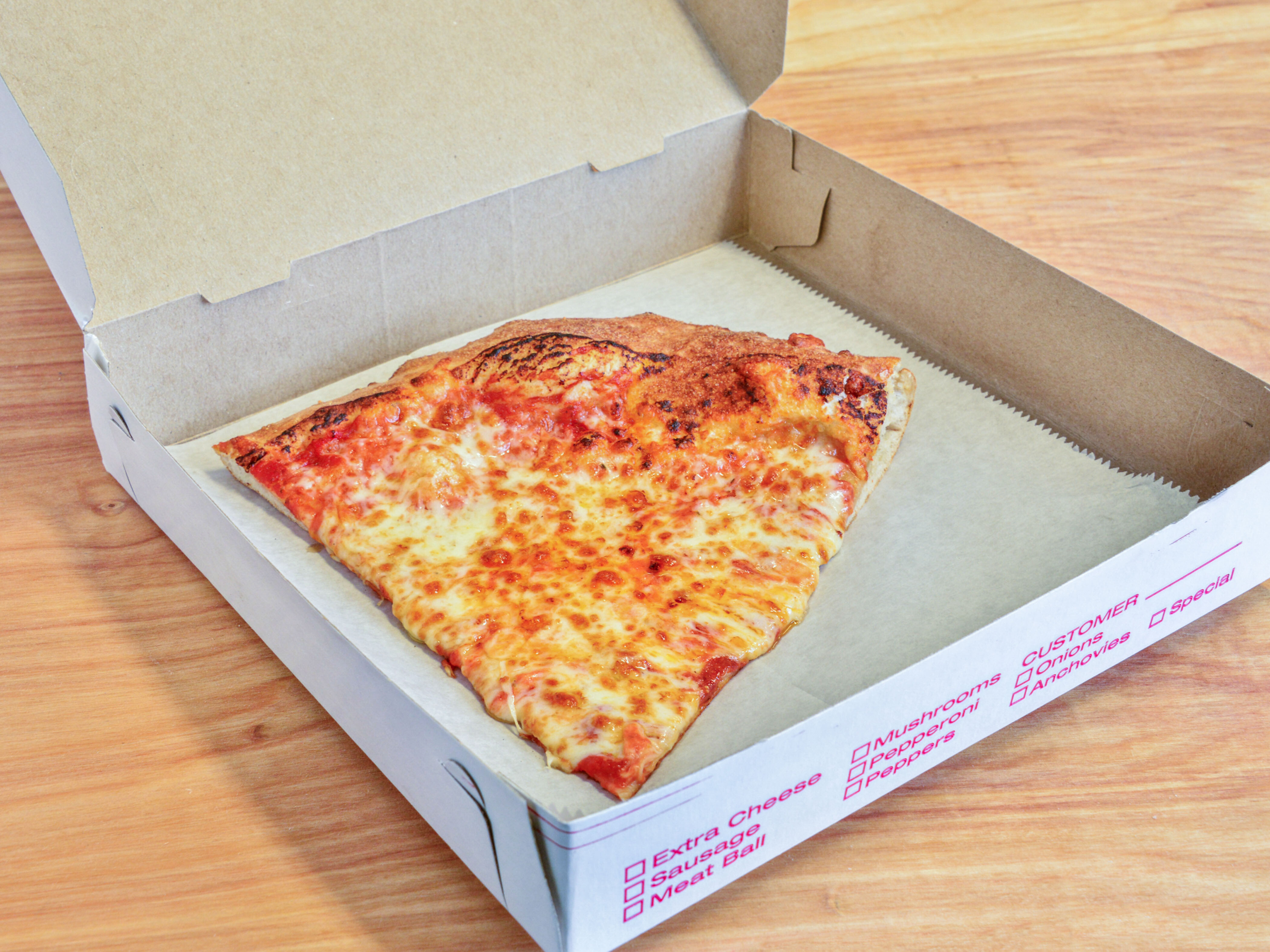 Order Large New York Slice Cheese Pizza food online from Park Pizza & Cream store, Pittsburgh on bringmethat.com