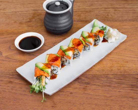 Order Tiger Sushi Maki Roll food online from Bar Verde store, Los Angeles on bringmethat.com