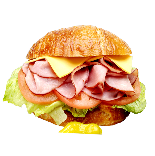 Order 31. Ham Croissant food online from Lee Sandwich store, Cypress on bringmethat.com