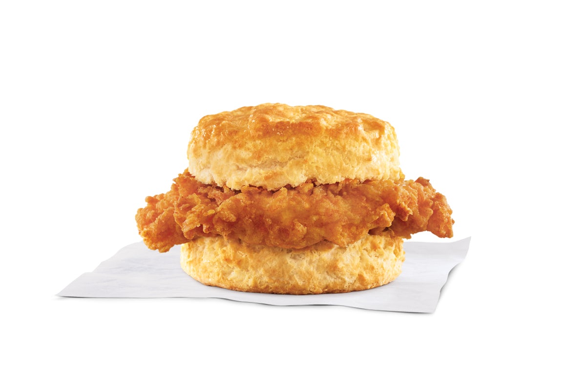 Order Hand-Breaded Chicken Biscuit food online from Hardees store, Jeffersonville on bringmethat.com