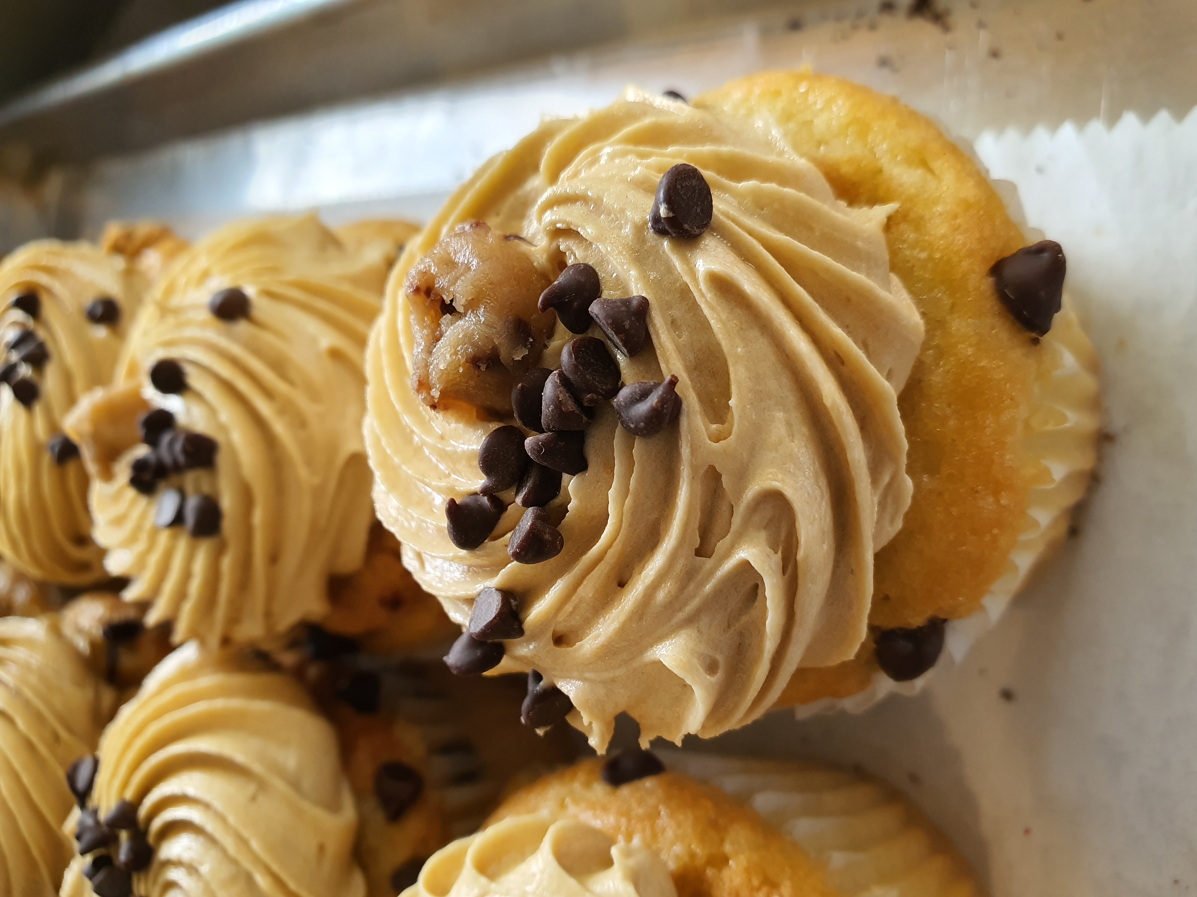 Order Chocolate Chip Cookie Dough Cupcake food online from Buttercup Bake Shop store, New York on bringmethat.com
