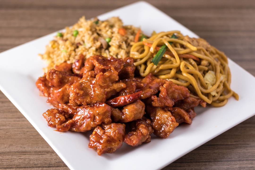 Order General Chicken Combo food online from Golden Dragon Chinese Restaurant store, Sacramento on bringmethat.com