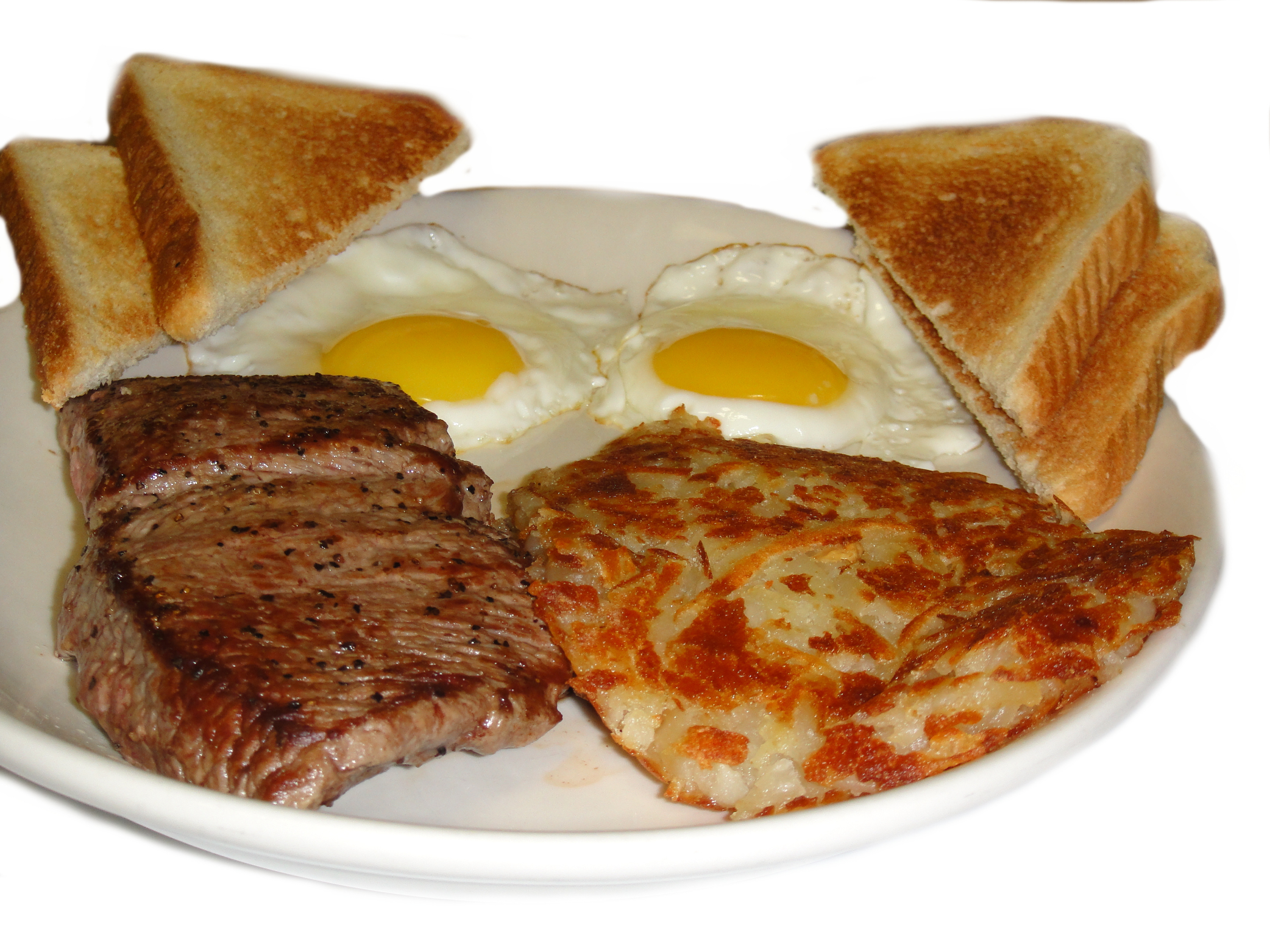Order New York Strip Steak and Eggs food online from Waffle Shop Family Restaurant store, Loves Park on bringmethat.com