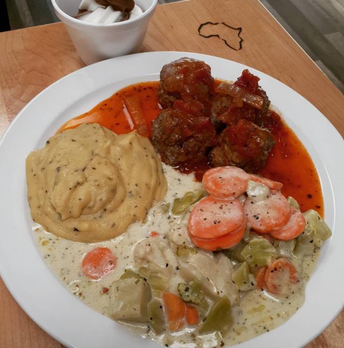 Order Meatballs & Relish with Mash  food online from Anton store, Roanoke on bringmethat.com