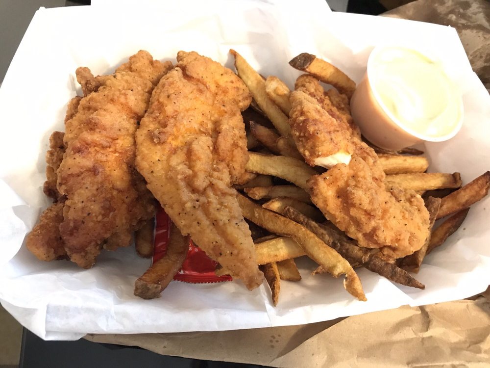 Order Chicken Strips & Chips food online from Ray Drive Thru store, Dayton on bringmethat.com