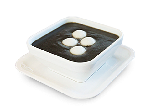 Order H1. Black Sesame Paste Soup with Rice Ball food online from Mango Mango store, Maple Grove on bringmethat.com