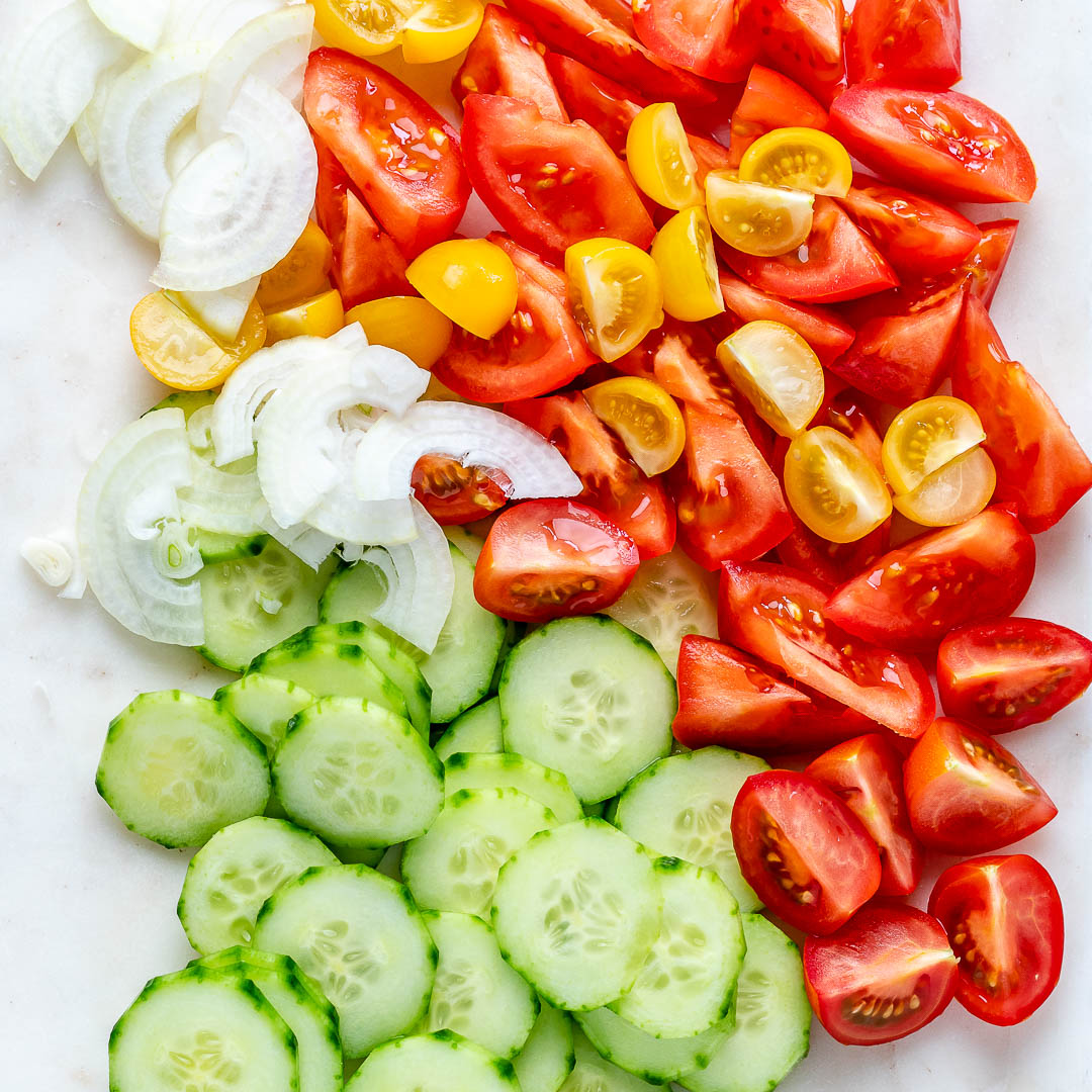 Order Fresh Cut Cucumbers and Tomatoes food online from Salam store, Chicago on bringmethat.com