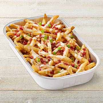Order Mega Loaded Queso Fries food online from Tgi Friday's store, Clifton Park on bringmethat.com