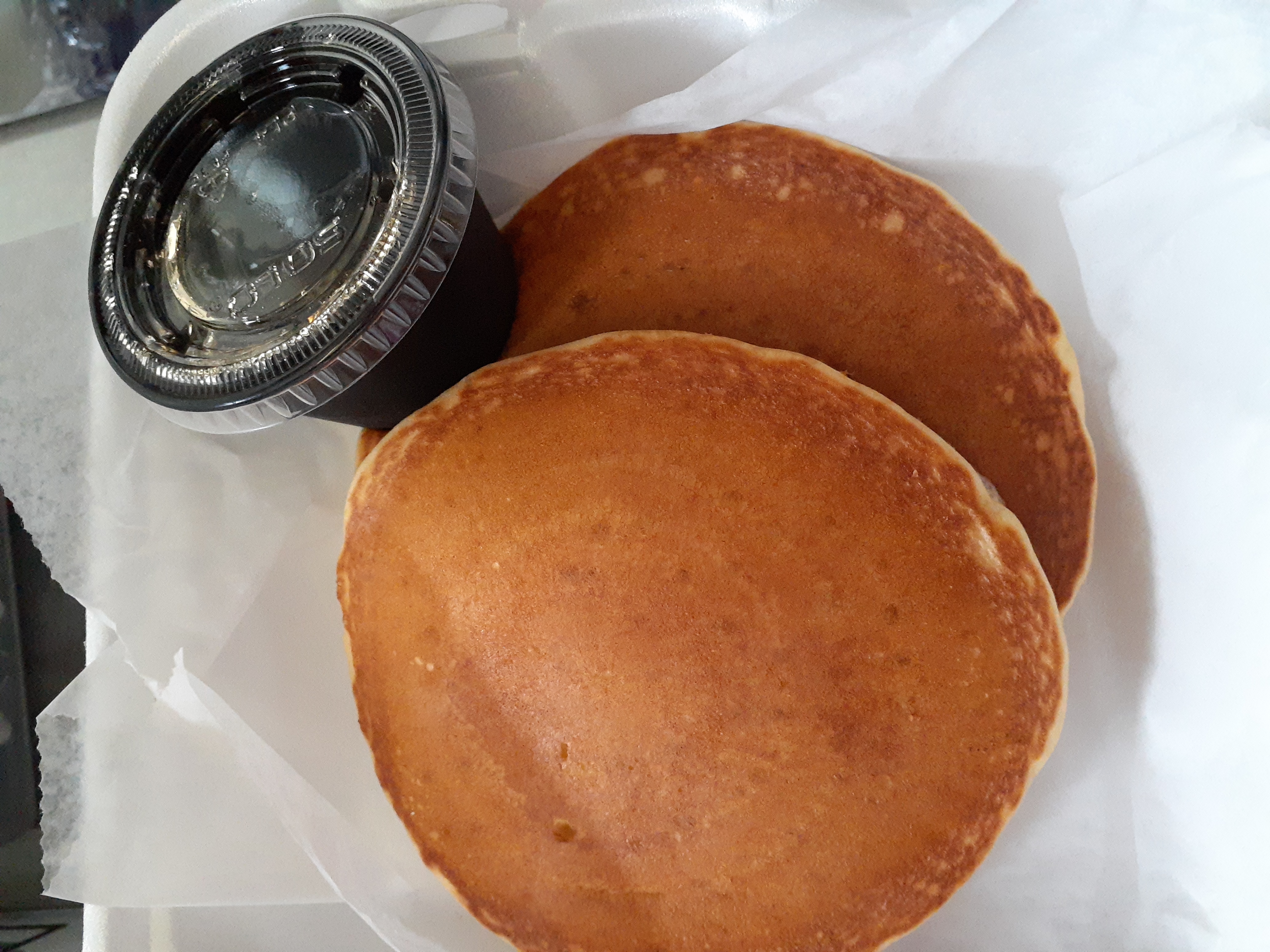 Order Short Stack of Pancakes food online from Patriot Eatery & Pizzeria store, Dayton on bringmethat.com
