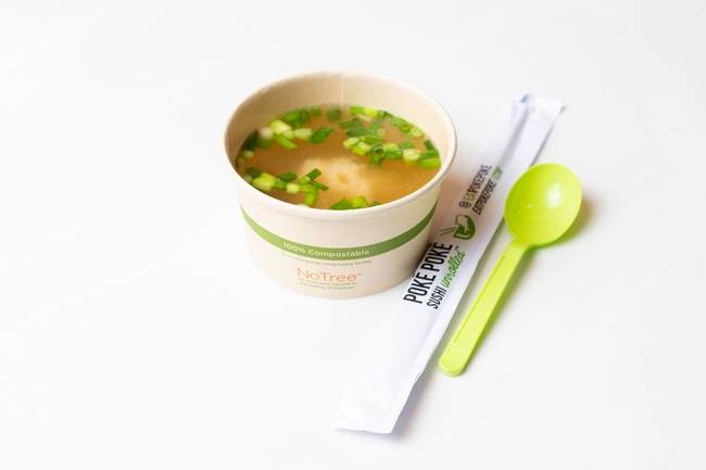 Order Miso Soup food online from Poke Poke store, Dearborn on bringmethat.com