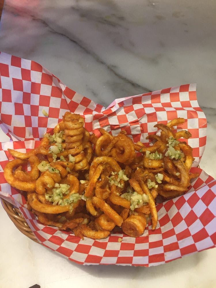 Order Curly Fries - Appetizer food online from Fresca Garden store, San Francisco on bringmethat.com