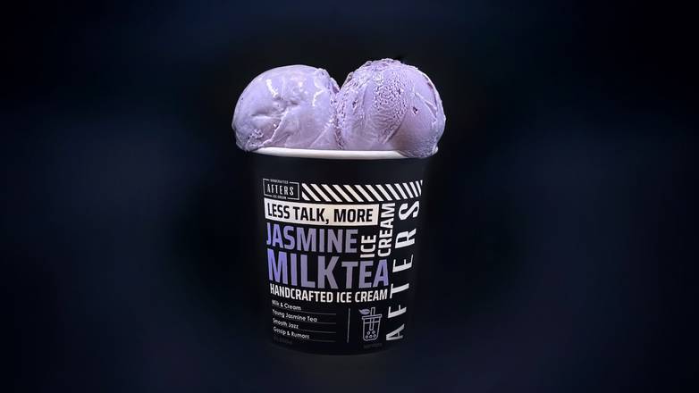 Order Jasmine Milk Tea Pint food online from Afters Ice Cream store, Pasadena on bringmethat.com