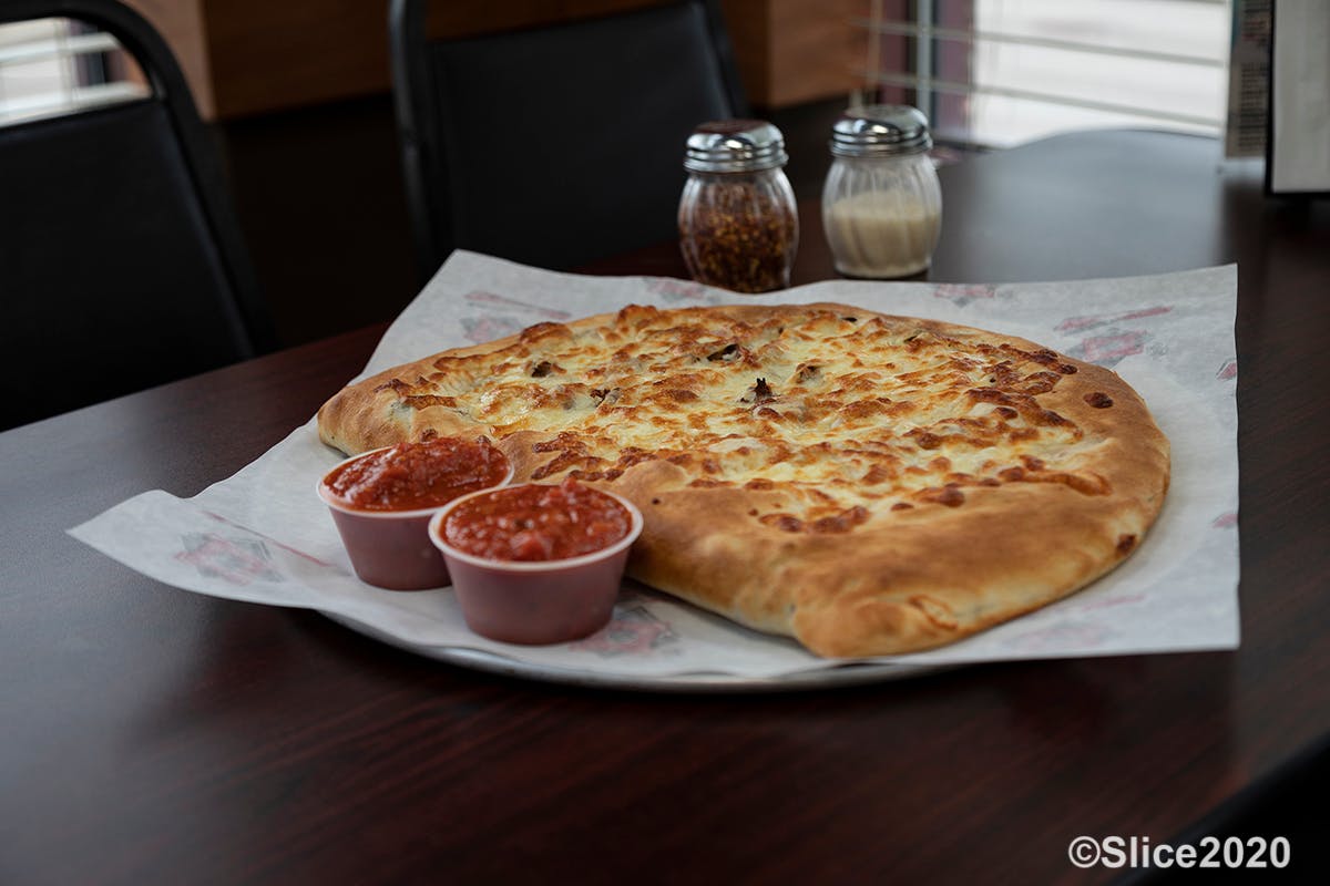 Order Cheese Calzone - Small 10'' food online from Central Pizza-Town Talk store, North Attleboro on bringmethat.com