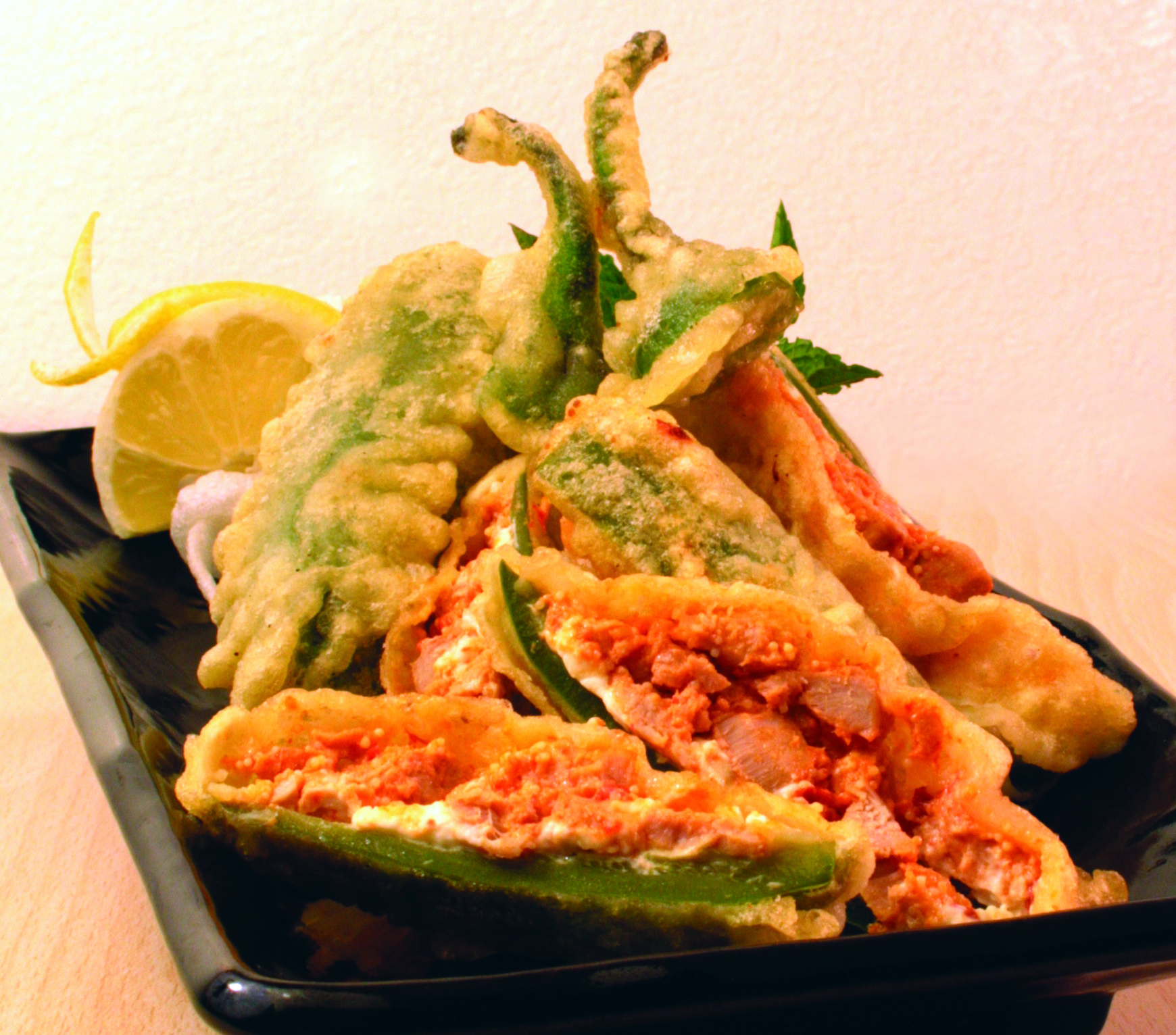 Order Stuffed Jalapeños food online from Sushi Dragon store, Sun Valley on bringmethat.com