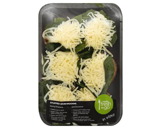 Order Fresh to Go · Spinach & Mozzarella Mushrooms (6 ct) food online from Safeway store, Surprise on bringmethat.com