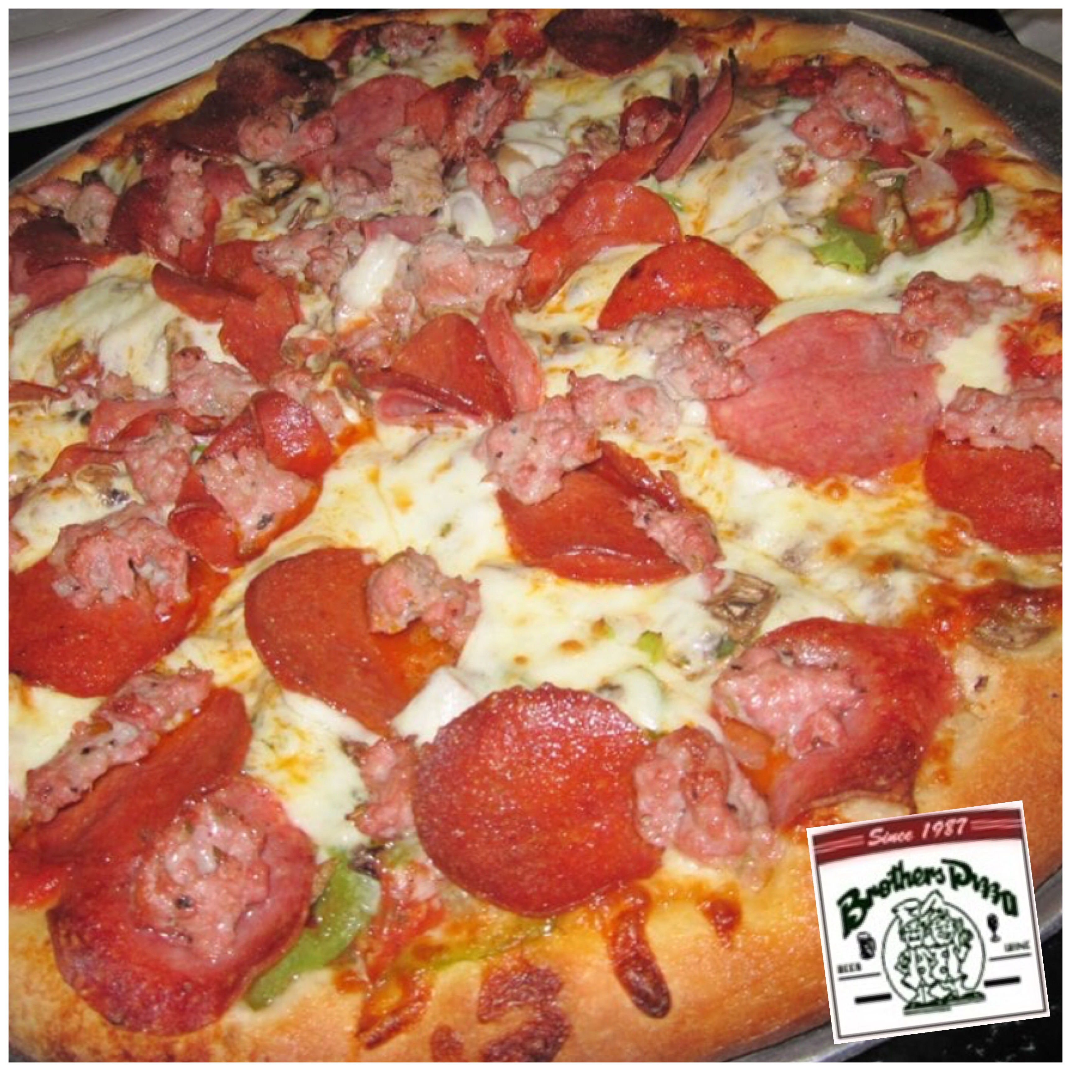 Order Brother's Special Pizza food online from Brothers Pizza store, San Francisco on bringmethat.com