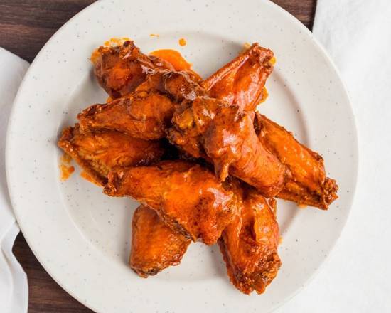 Order Buffalo Wings (6) / 辣鸡翅 food online from Lins Grand Buffet store, Tucson on bringmethat.com