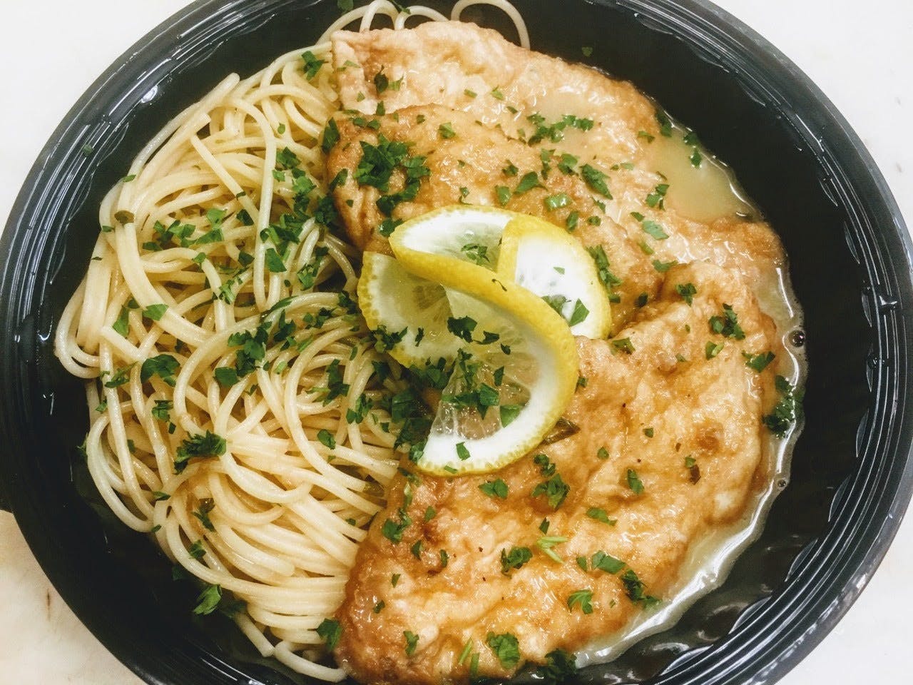 Order Chicken Francese - Entree food online from Maria's Pizza Point Pleasant store, Point Pleasant on bringmethat.com