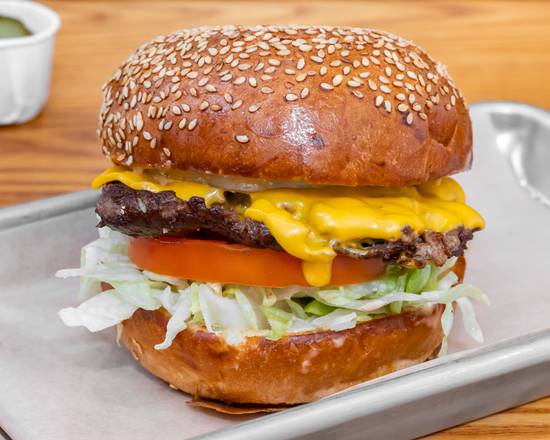 Order Cheeseburger food online from Hi-Way Burger & Fry store, San Francisco on bringmethat.com