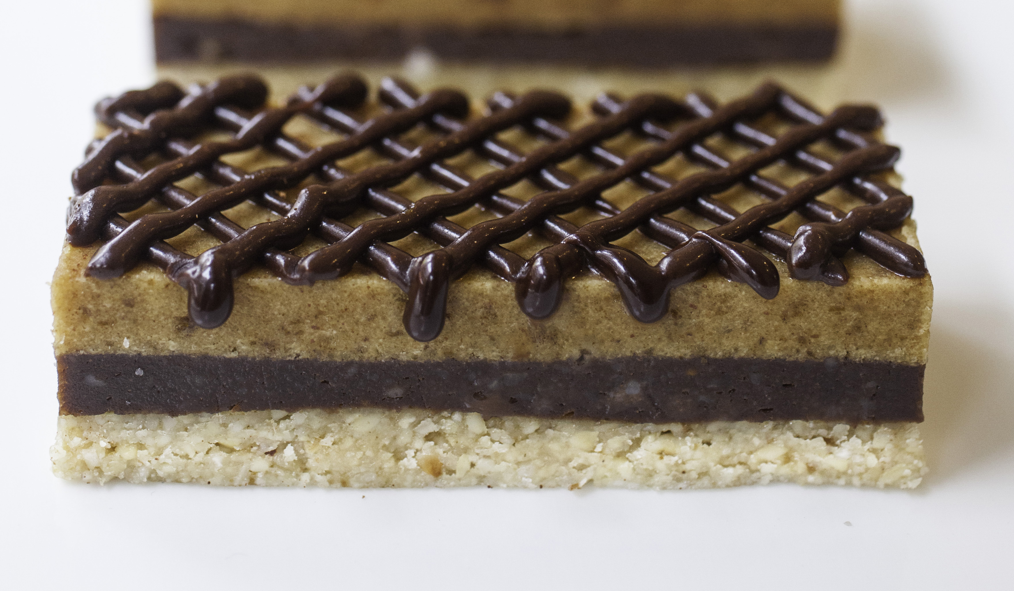 Order Peanut Butter Cup Slice 3"x1.25" food online from Rawsome Treats store, New York on bringmethat.com