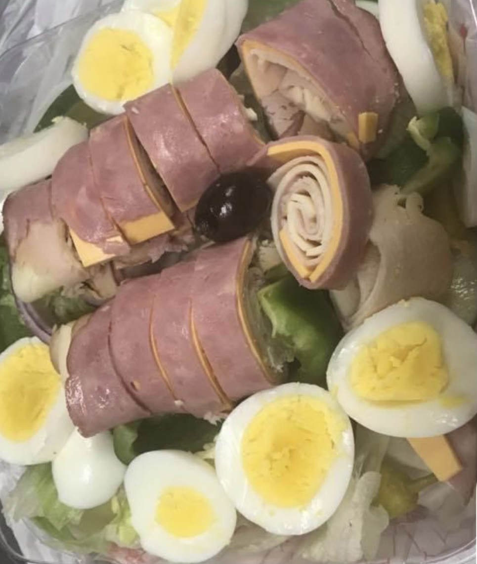 Order Chef's Salad with eggs, food online from Pizza Primetime store, Laurel on bringmethat.com