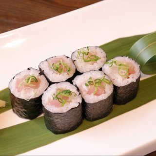 Order Yellowtail Scallion Roll food online from Nikko store, Tarrytown on bringmethat.com