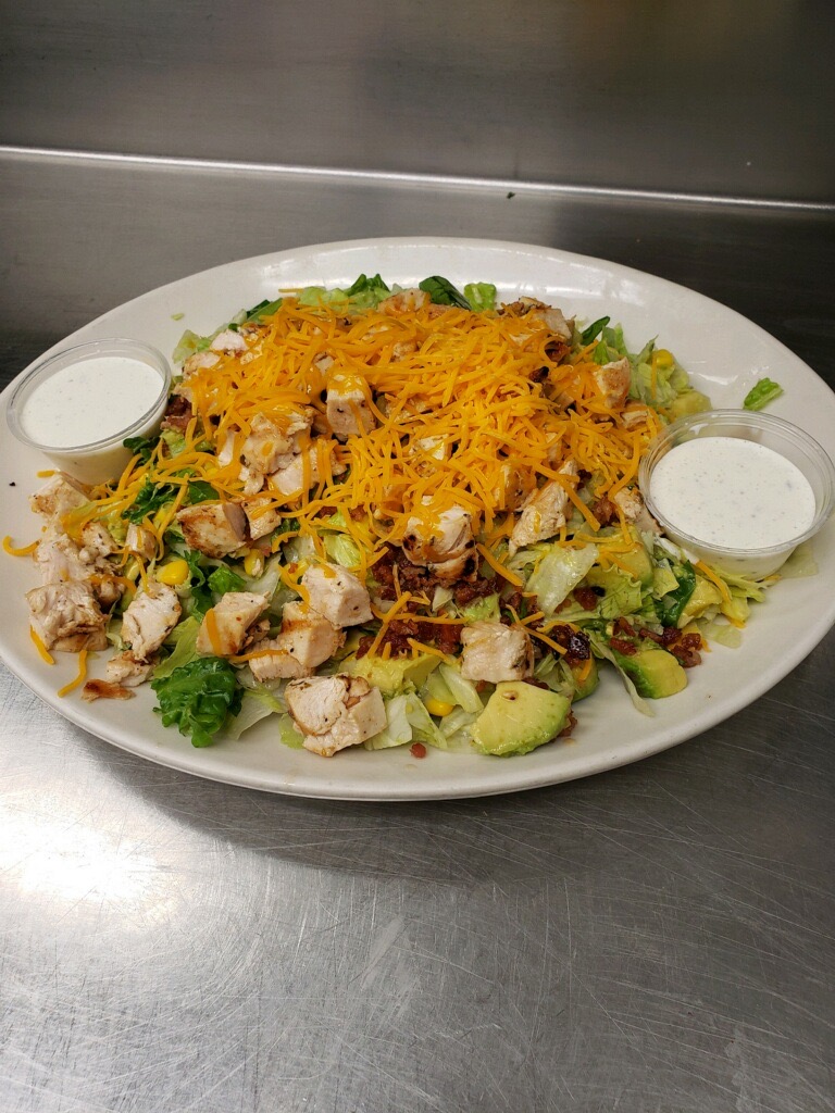 Order 1st Place Chopped Chicken Salad food online from 1st Place Sports Bar store, Hoffman Estates on bringmethat.com
