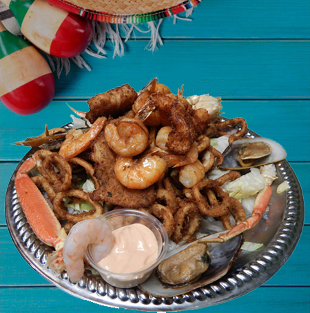 Order PARRILLADA DE MARISCOS food online from 7 Mares Seafood Restaurant store, Redwood City on bringmethat.com