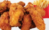 Order 6 Pieces Hot Wings with Fries food online from New York Fried Chicken store, Benton Harbor on bringmethat.com