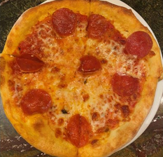 Order Kid's Pepperoni Pizza food online from Sammy’s Woodfired Pizza & Grill store, San Diego on bringmethat.com