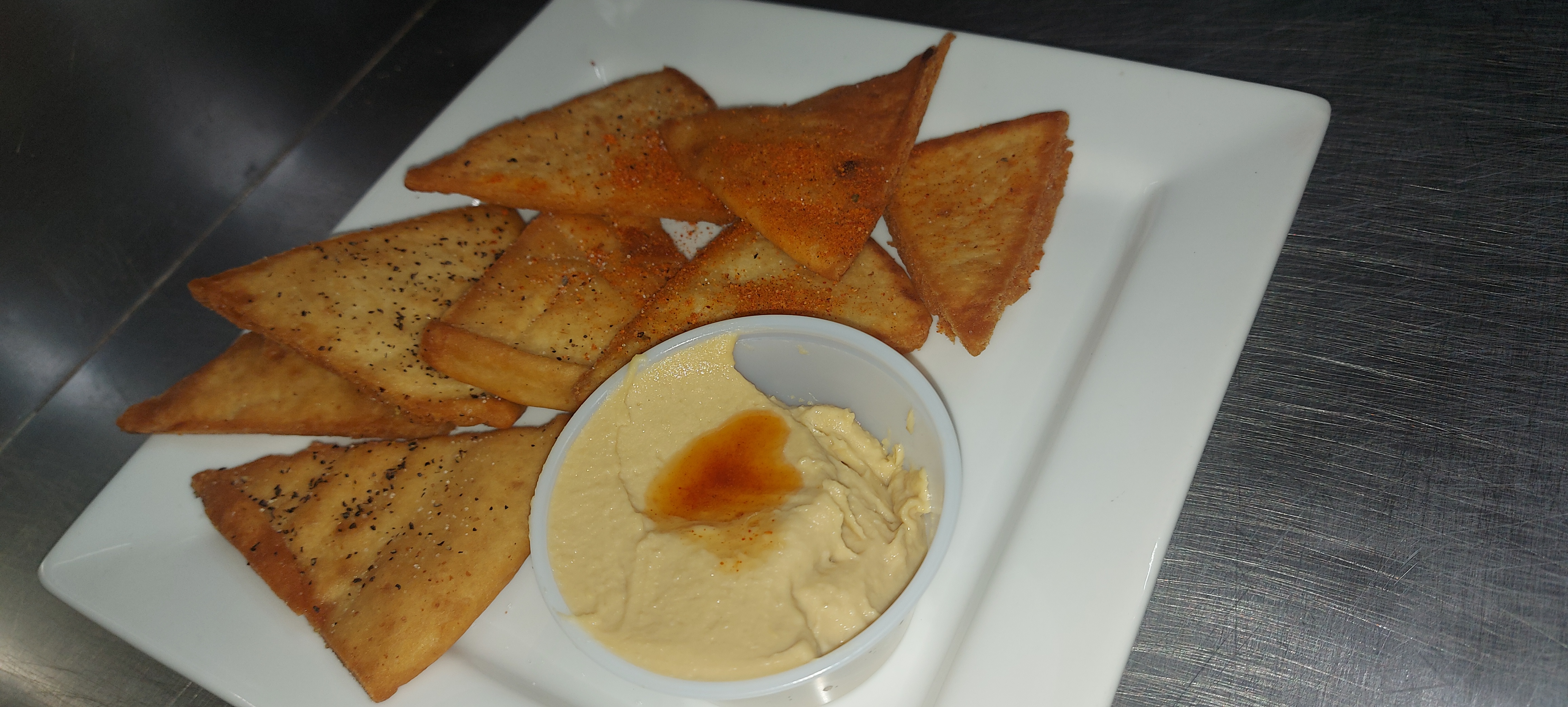 Order *** Home Made Pita Chips *** food online from Mama Bear Kitchen store, Quincy on bringmethat.com