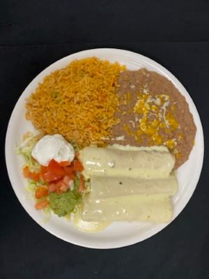 Order Enchiladas Mexicanas food online from Miguels Mexican Bar And Grill store, Colorado Springs on bringmethat.com