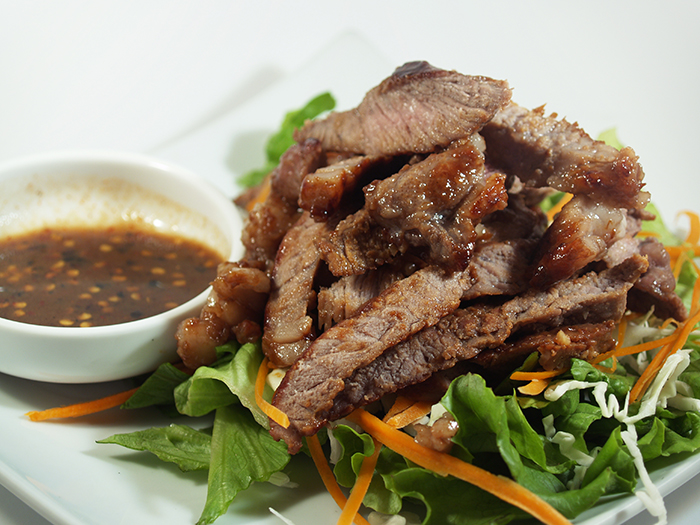 Order Crying Tiger Salad food online from Sa Ung Thai Restaurant store, Harbor City on bringmethat.com
