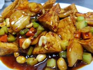 Order Kung Pao Tofu food online from China Restaurant store, Roseville on bringmethat.com