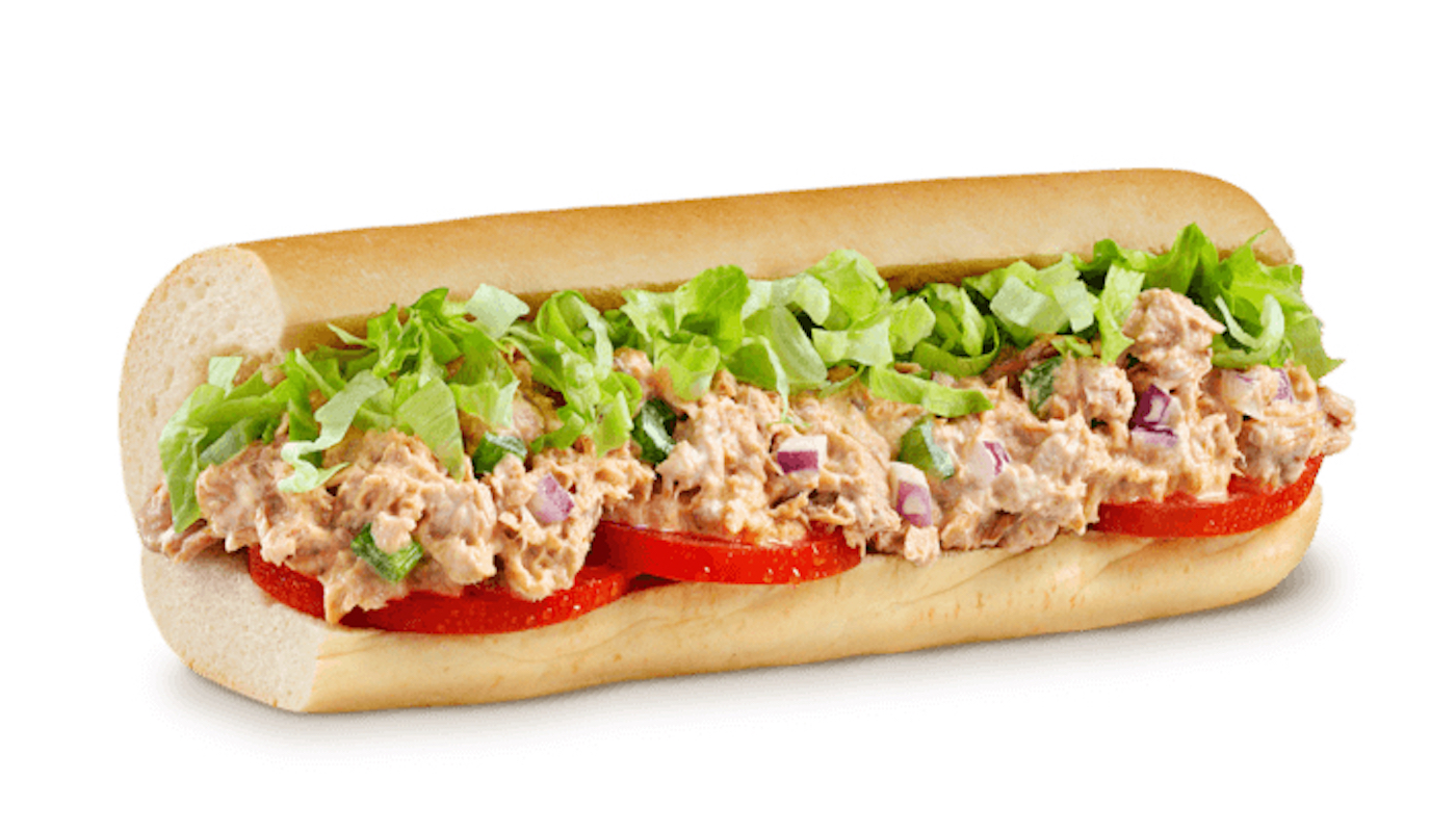 Order Tuna Sub food online from Golden Pizza & Subs store, Greensboro on bringmethat.com
